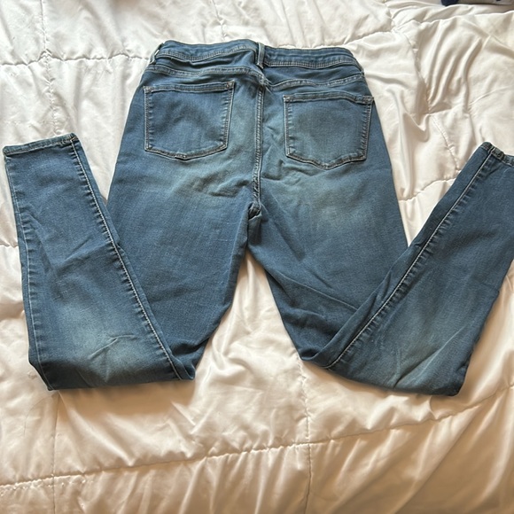 Time and Tru Women’s Blue High Rise Skinny Jeans Size 8 - Picture 6 of 8